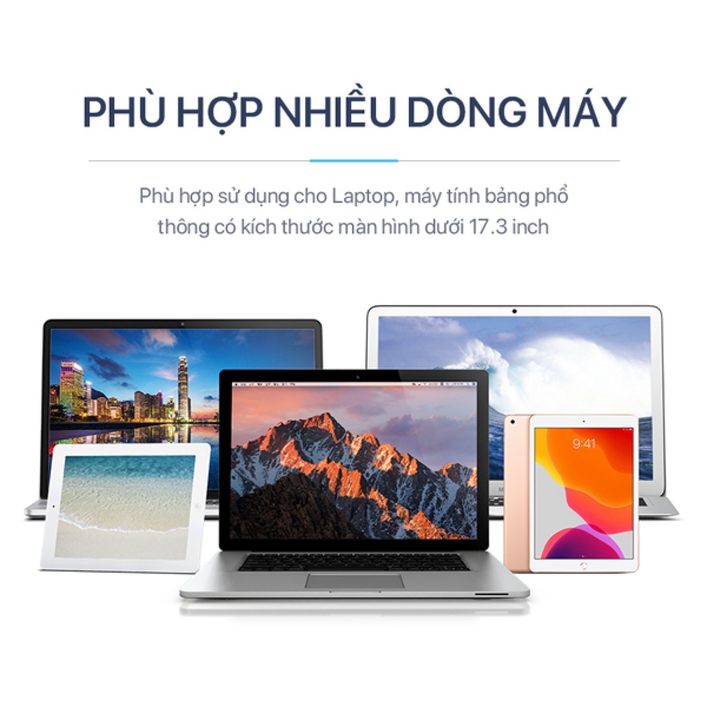 Giá Đỡ Laptop ACOME ALS01 Đa Năng Dễ Dàng Gấp Gọn Hộp Kim Nhôm Cao Cấp Phù Họp Nhiều Dòng Laptop - Hàng Chính Hãng