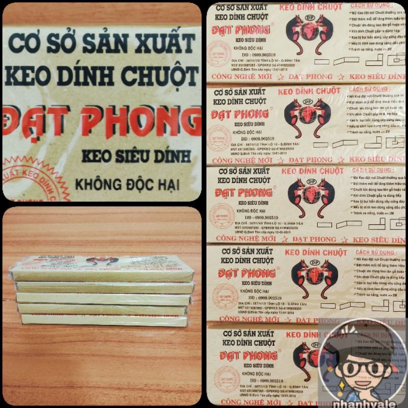 [LOẠI KEO NHIỀU] KEO DÁN CHUỘT SIÊU DÍNH ĐẠT PHONG