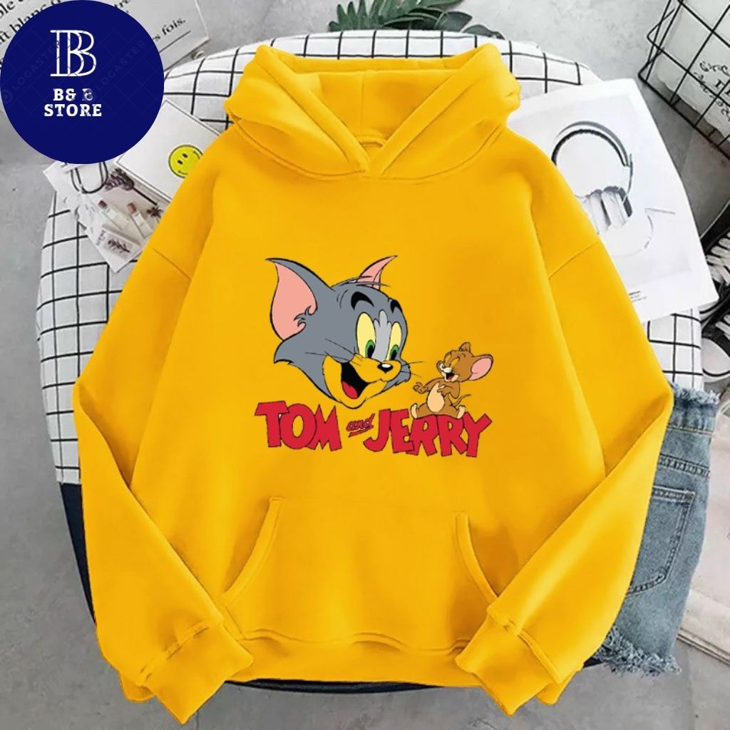 [ HOẠT HÌNH ] ÁO KHOÁC HOODIE NỈ UNISEX IN MÈO HOẠT HÌNH CỰC ĐẸP ÁO FORM NAM NỮ ĐỀU MẶC ĐƯỢC