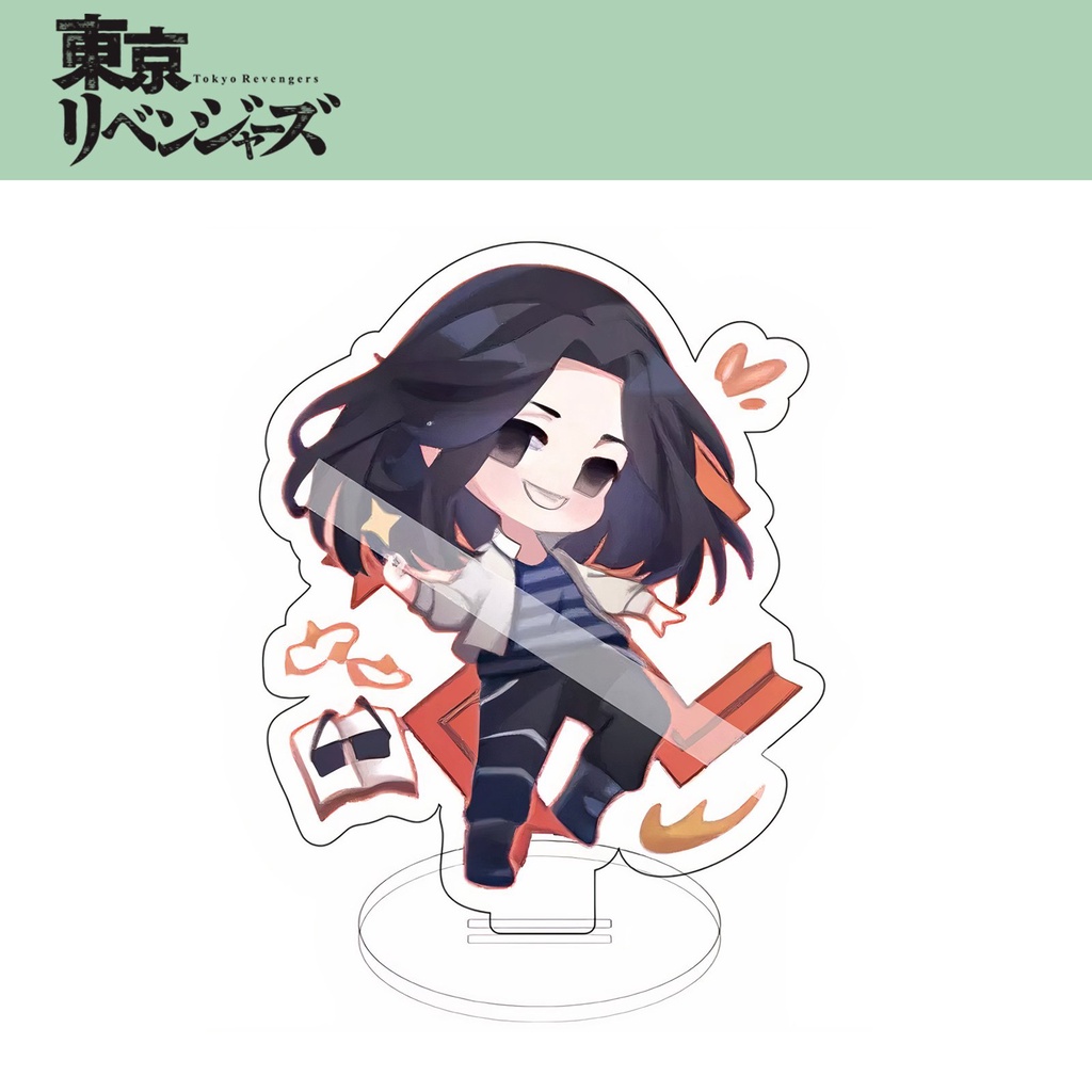 Mô Hình Standee Anime Tokyo Revengers Nhân vật chibi MIKEY DRAKEN Chất liệu Acrylic trang trí góc học tập bàn làm việc