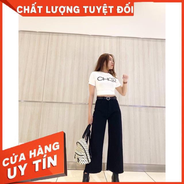 Quần JEANS ỐNG RỘNG ĐEN- [hình thật Chính Chủ | BigBuy360 - bigbuy360.vn