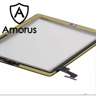 Màn Hình Cảm Ứng W/Giá Đỡ Máy Ảnh Phía Trước + Nút Home IPAD 3 4//T11