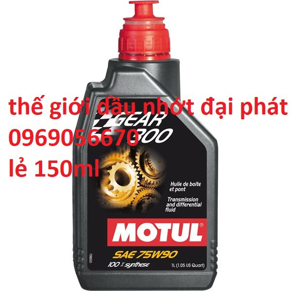 Nhớt hộp số motul gear 300 chiết lẻ 150ml