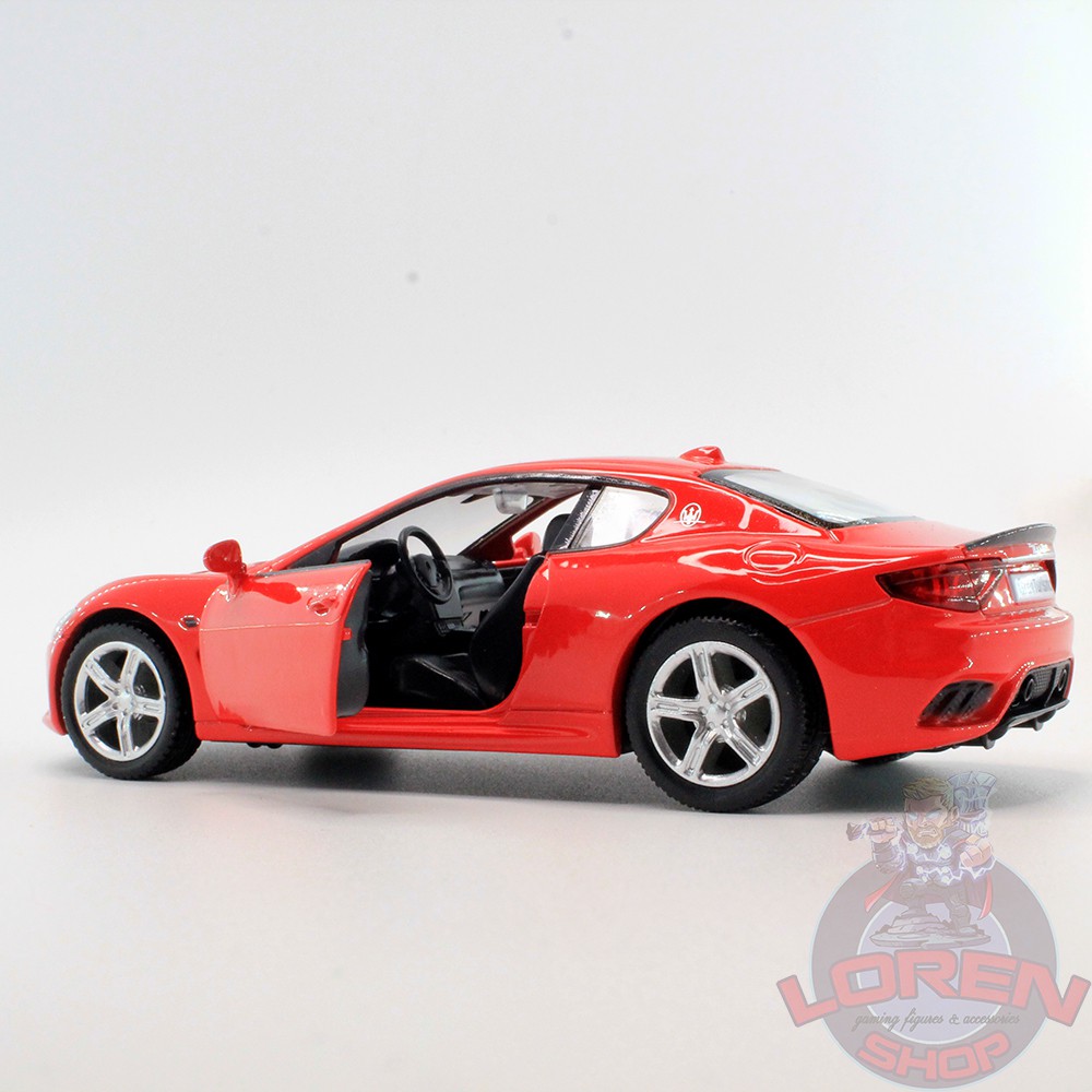 Mô hình ô tô kim loại Maserati GranTurismo MC tỷ lệ 1:36, siêu xe đồ chơi 13cm lorenshop