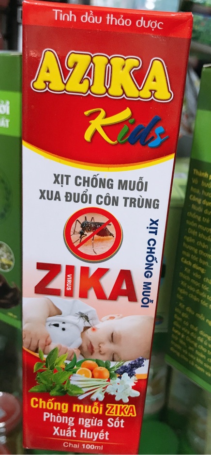 Xịt chống muỗi xua đuổi côn trùng Zika