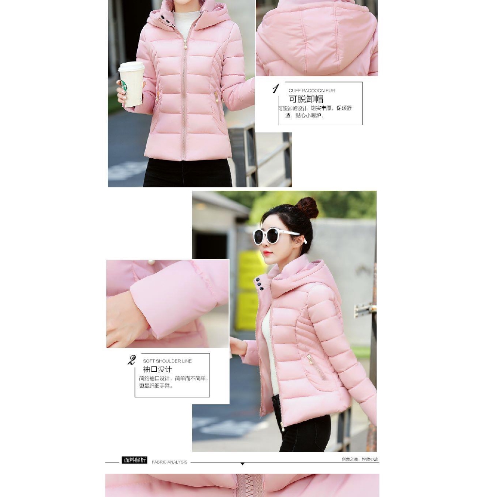 Áo khoác phao mỏng dáng ngắn k186 | BigBuy360 - bigbuy360.vn