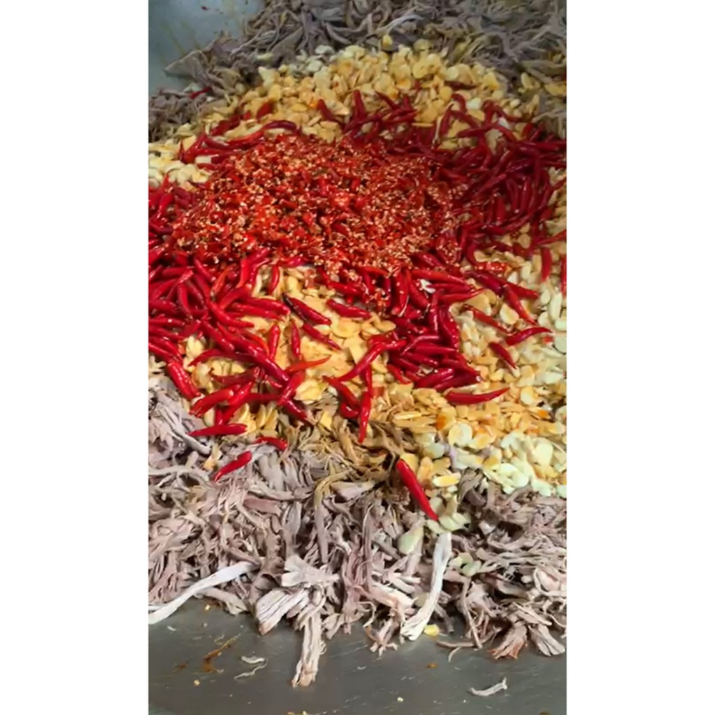 Khô gà cháy tỏi nhà làm ngon cực phẩm 500g - 129k