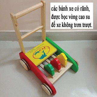 Xe tập đi cho bé (3 con gà) - có ảnh và video miêu tả sản phẩm.
