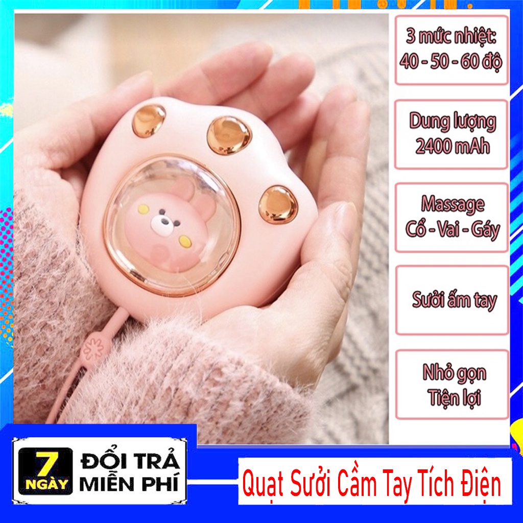 [LOẠI TỐT] Máy Sưởi Ấm Mini Cầm Tay đa chức năng, quạt sưởi  thông minh nhỏ gọn, bỏ túi