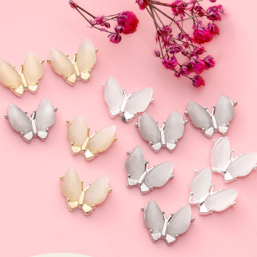 CHARMS Set 10 Phụ Kiện Trang Trí Móng Tay 3D Diy