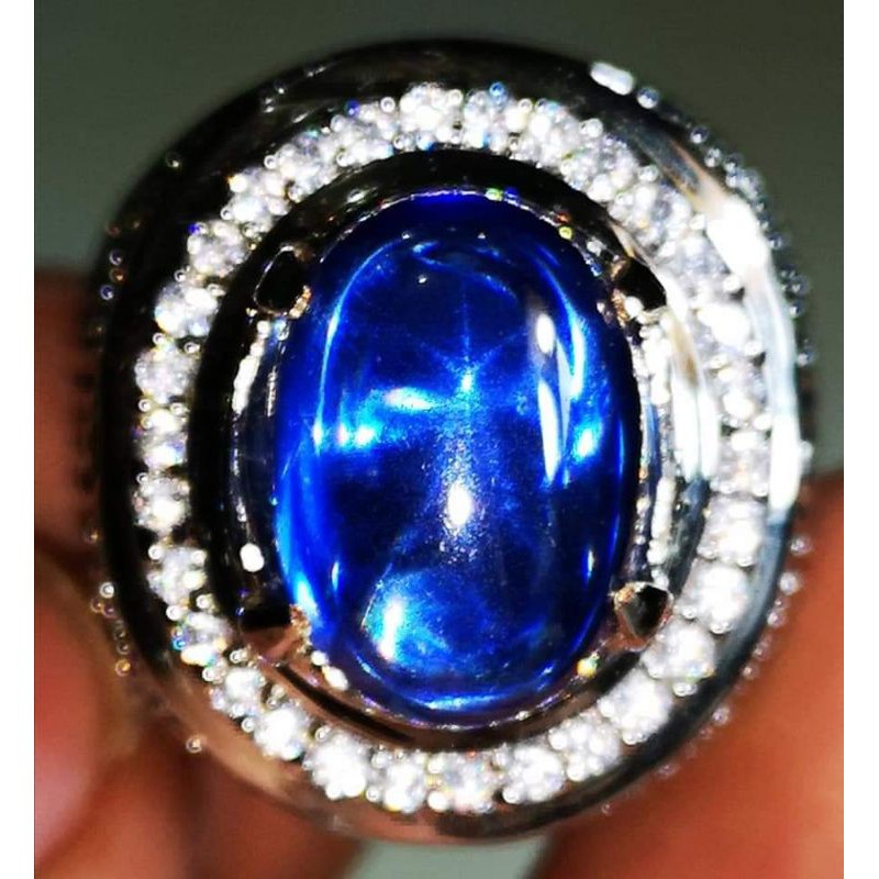 Đá Sapphire Corundum Màu Xanh Dương