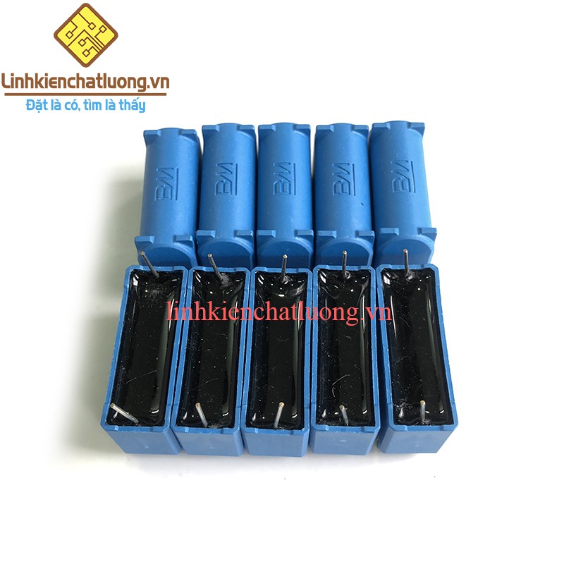 10 chiếc tụ bếp từ 3uF 275VAC 400VDC loại đứng màu xanh chính hãng BM