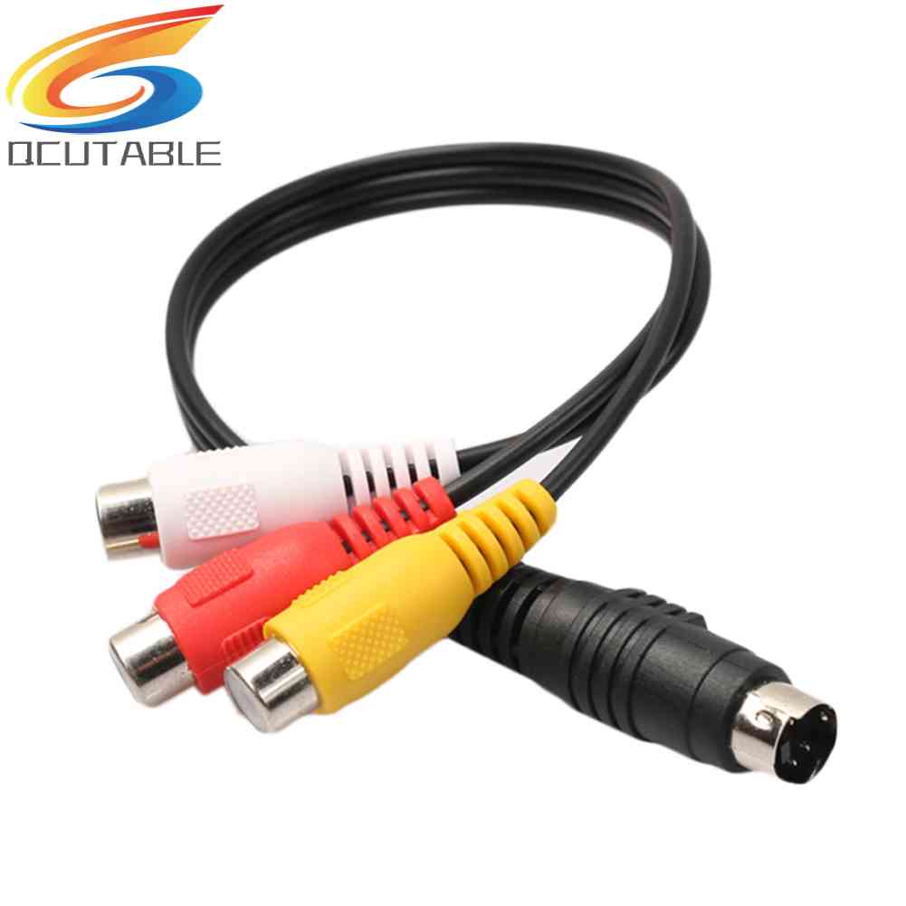 Cáp ChuyểN ĐổI 4 Pin S-Video Sang 3 RCA Cho Laptop / Pc