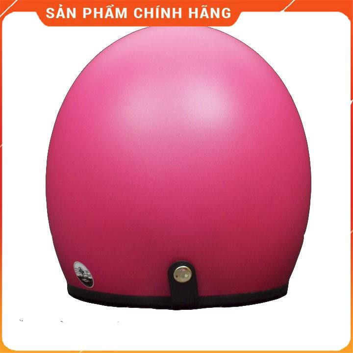 Mũ Bảo Hiểm 3/4 PGK Hồng Nhám - nón phượt chính hãng