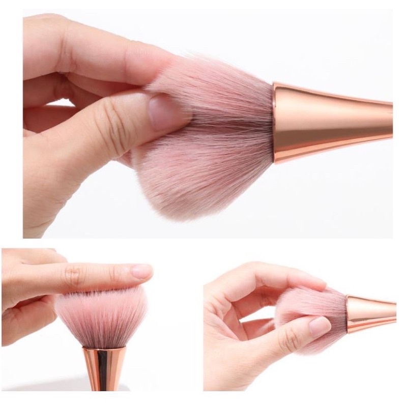 Cọ trang điểm thân mảnh cao cấp tán nền, phủ phấn, đánh má hồng