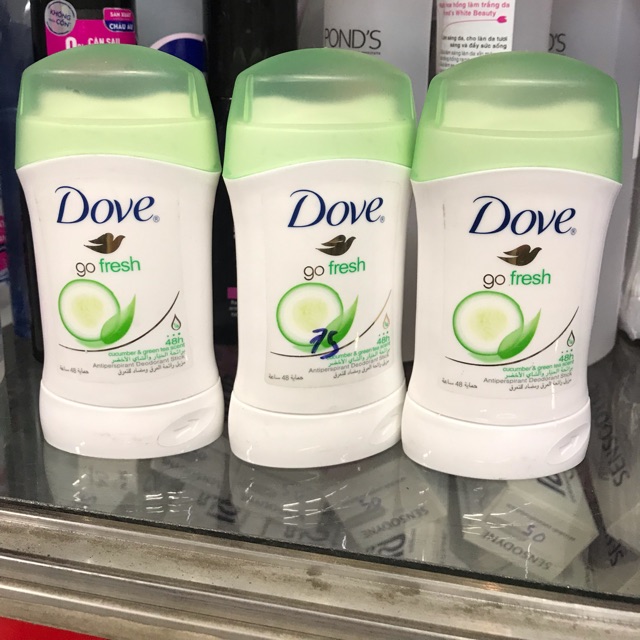 Lăn khử mùi nữ Dove  go fresh dưa leo 48H