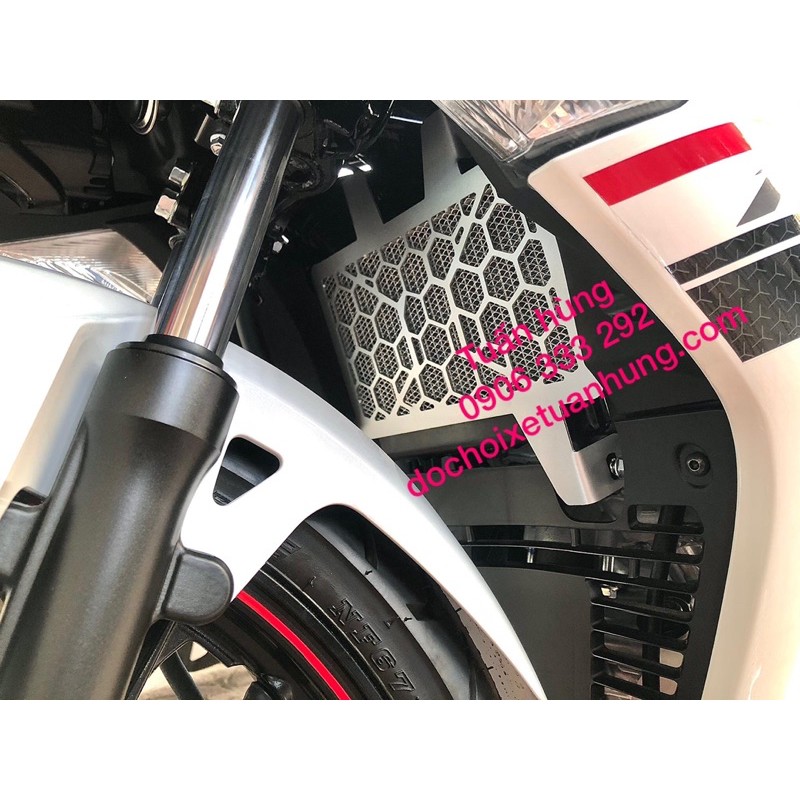 Che két nước exciter 155/ex155vva  nhôm lưới - bảo vệ két nước ex155 - đồ chơi xe ex155