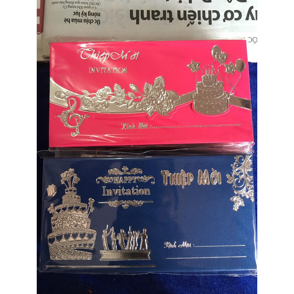 100 Cái Thiệp Mời Tiệc