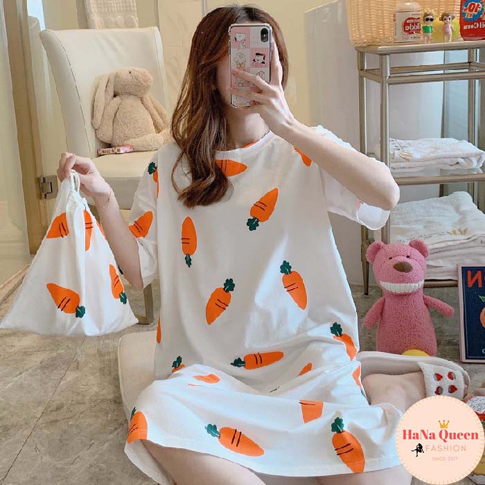[Sẵn Hàng] Váy ngủ họa tiết hoạt hình dễ thương (Hàng Quảng Châu loại đẹp) | BigBuy360 - bigbuy360.vn