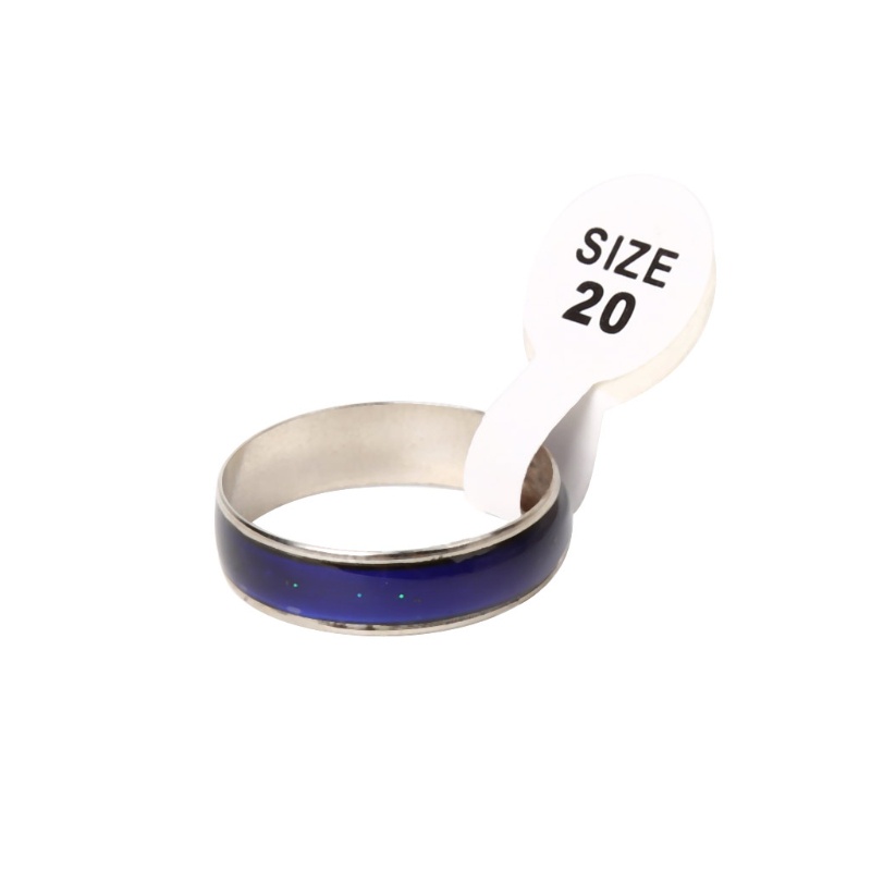 Nhẫn Hình Bầu Dục Cảm Xúc Thay Đổi Màu Sắc Retro