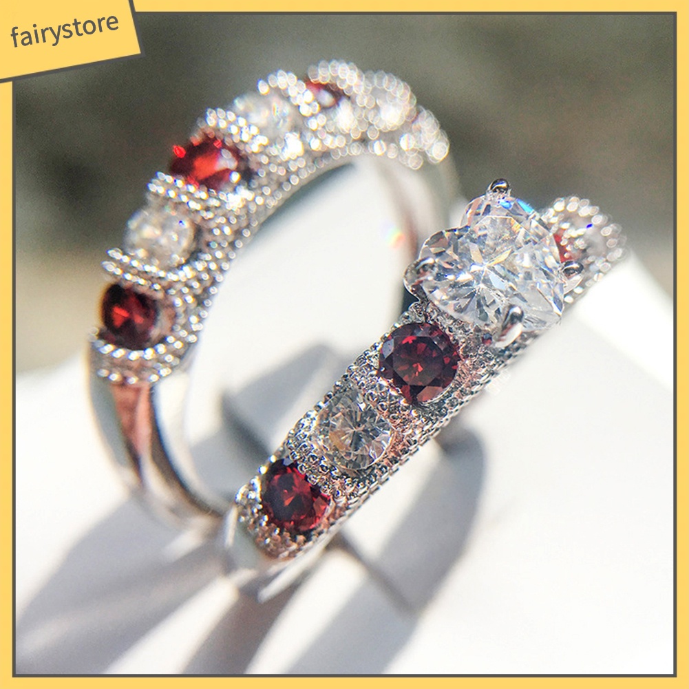 Set 2 Nhẫn Đính Đá Thời Trang Dành Cho Nữ