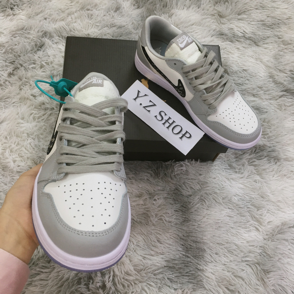 Giày Sneaker 🚚FREESHIP🚚 Giày Thể Thaor JD Cổ Thấp Xám Nam Nữ | BigBuy360 - bigbuy360.vn