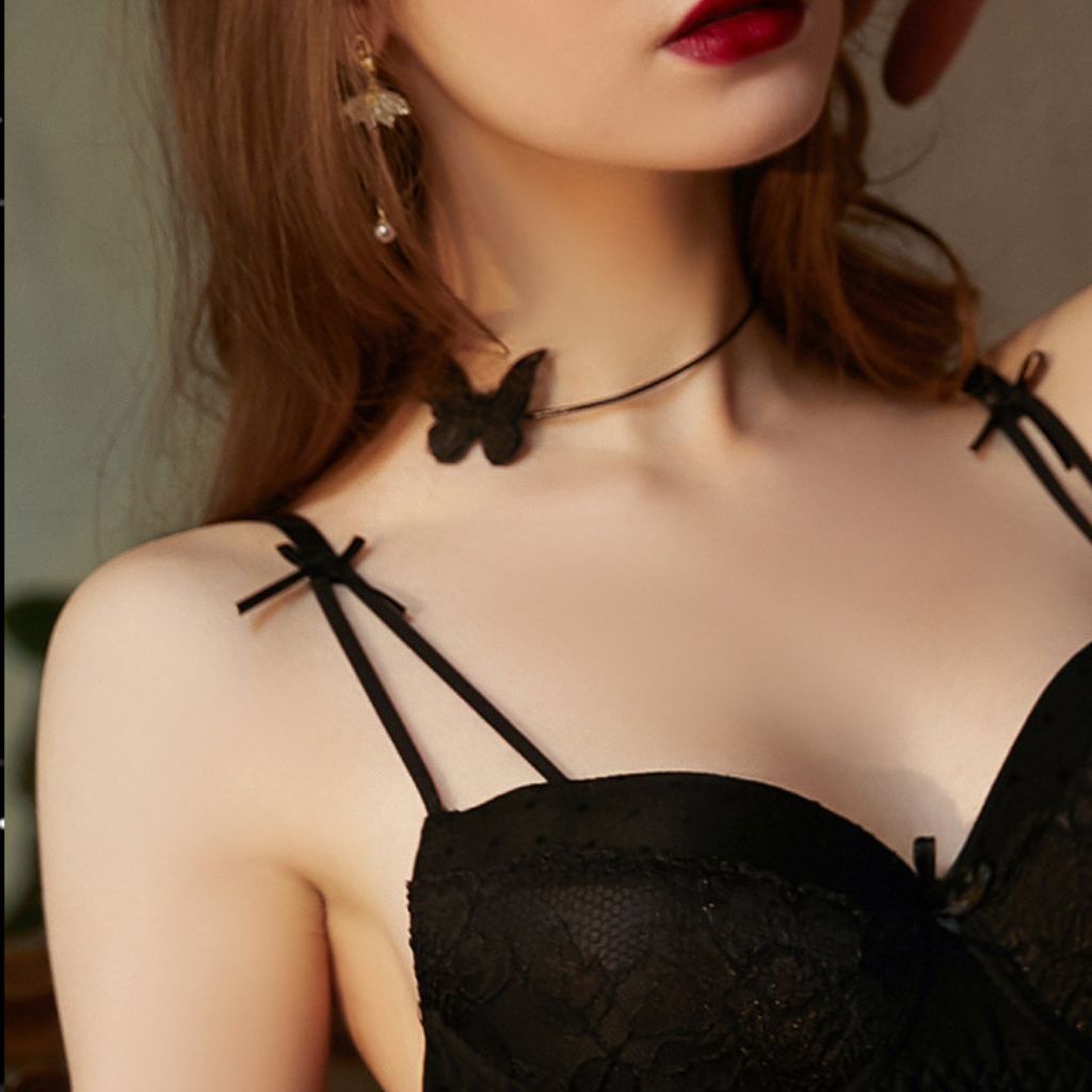 Vòng cổ hình buffterfly, choker dễ thương