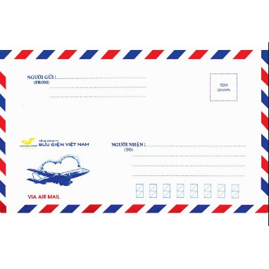 Phong bì bưu điện 1k 1k 1k 1k 1k
