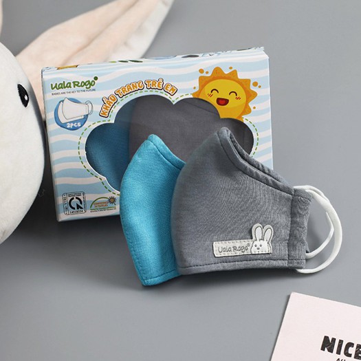 [Mã FAMAYFA2 giảm 10K đơn 50K] Khẩu trang UALA & ROGO sợi tre 4 lớp (2 chiếc /1 set ) | BigBuy360 - bigbuy360.vn