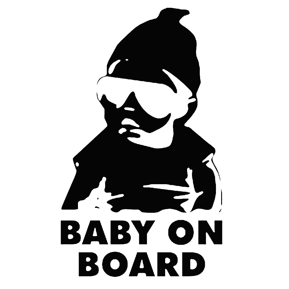 Decal Dán Trang Trí Xe Hơi Chữ Boy Baby On Board