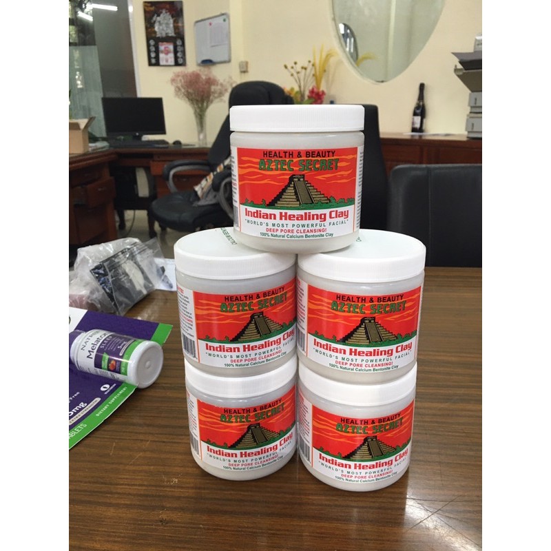 Mặt nạ đất sét núi lửa Bentonit AZTEC SECRET - Hỗ trợ làm sạch da, giảm mụn, kiềm dầu