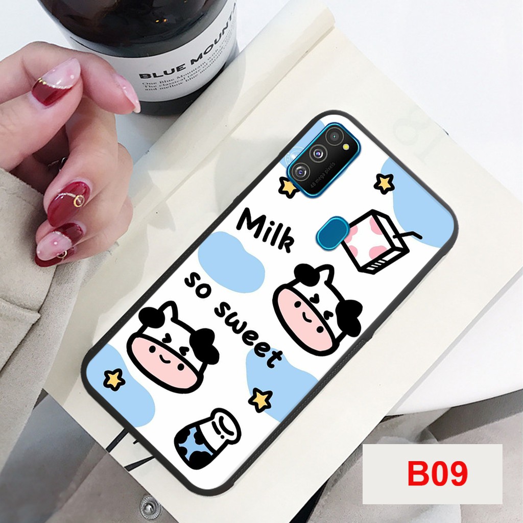 [FREESHIP]ỐP ĐIỆN THOẠI SAMSUNG M21/M31/M30S HÌNH BÒ SỮA MILK CỰC HOT 2021