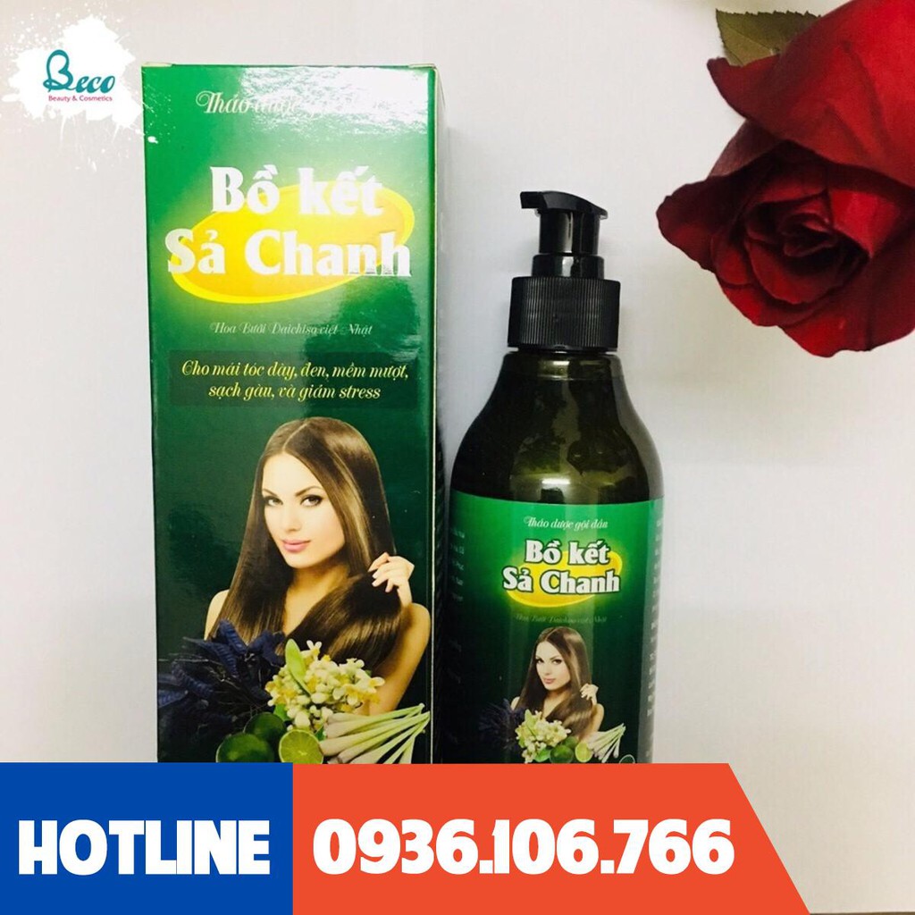 Dầu Gội Bồ Kết Xả Chanh Việt Nhật - Phụ Nữ Làm Đẹp