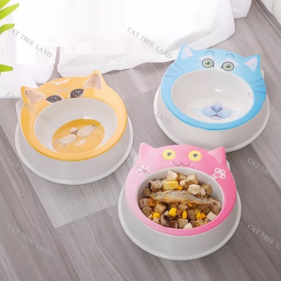 BÁT ĂN CHÓ MÈO BẰNG NHỰA MICA DÀY CAO CẤP, KHAY ĐỰNG THỨC ĂN THÚ CƯNG