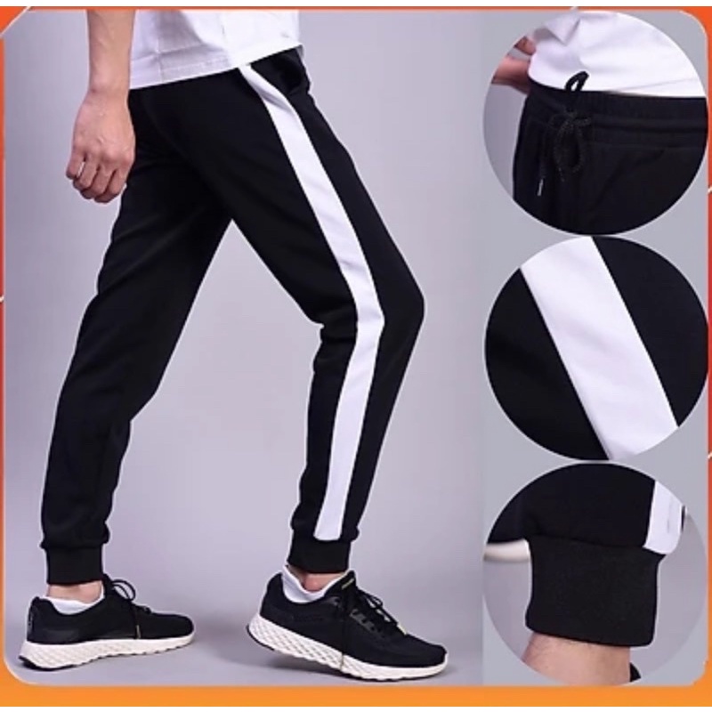 Quần jogger nỉ nam ( hình thật ) , quần nỉ nam, quần thể thao nam, quần nỉ nữ, quần thể thao, quần jogger,quần 1sọc phối