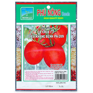 Hạt giống cà chua siêu kháng bệnh 209 Phú Nông (PN130076)- 0.1g