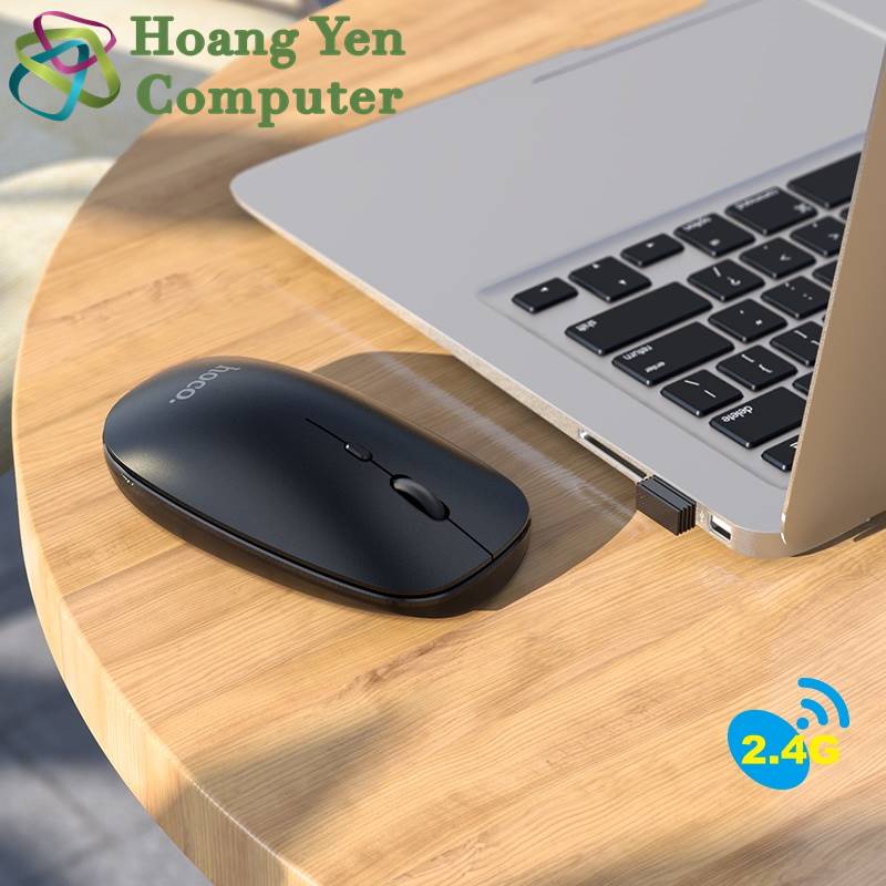 Chuột Không Dây Bluetooth Hoco GM15 1600DPI - BH Chính Hãng 12 Tháng - Hoàng Yến Computer