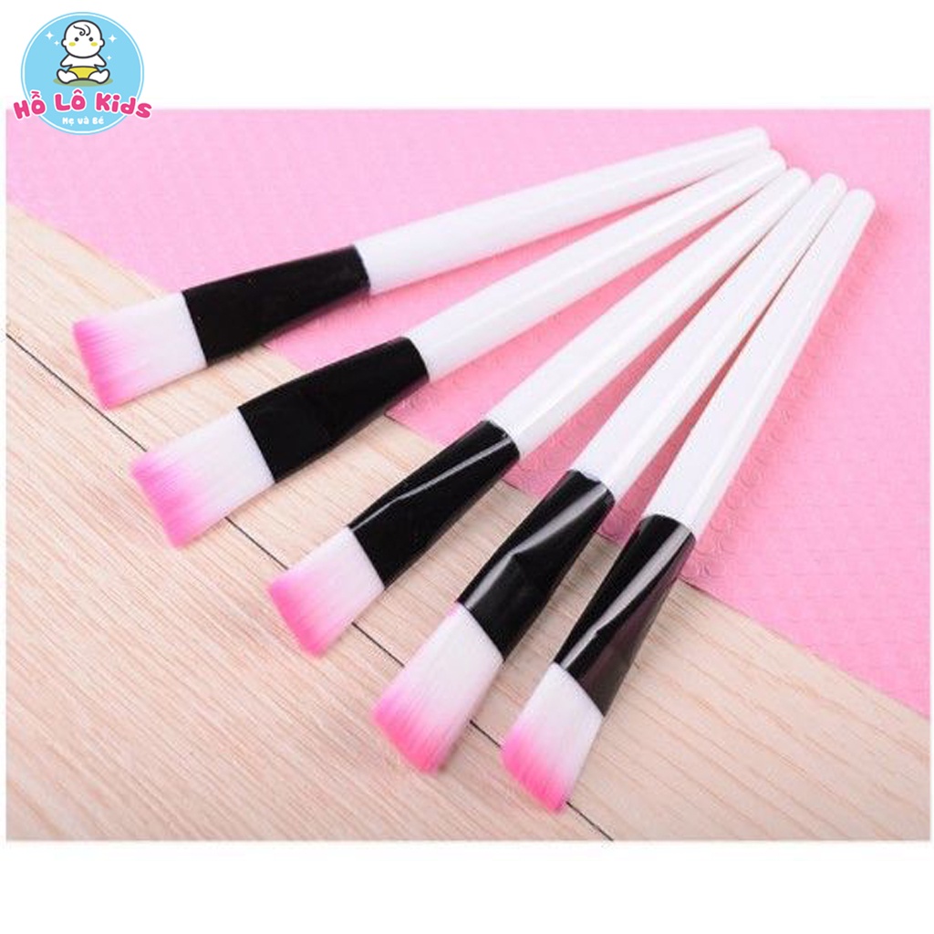 Cọ quét mặt nạ đắp mặt mask cán nhựa hồng trắng Hồ Lô Kids