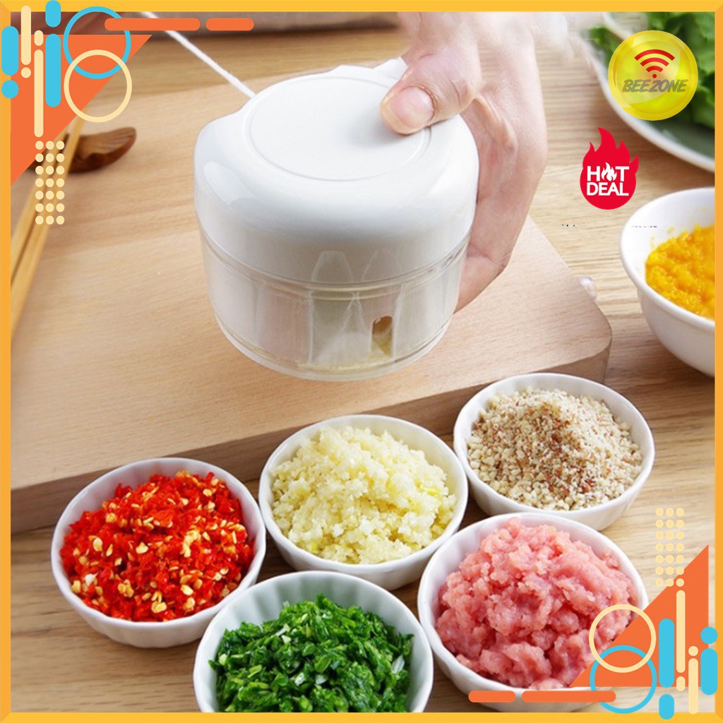 Máy xay tỏi ớt cầm tay Mini Food Chopper