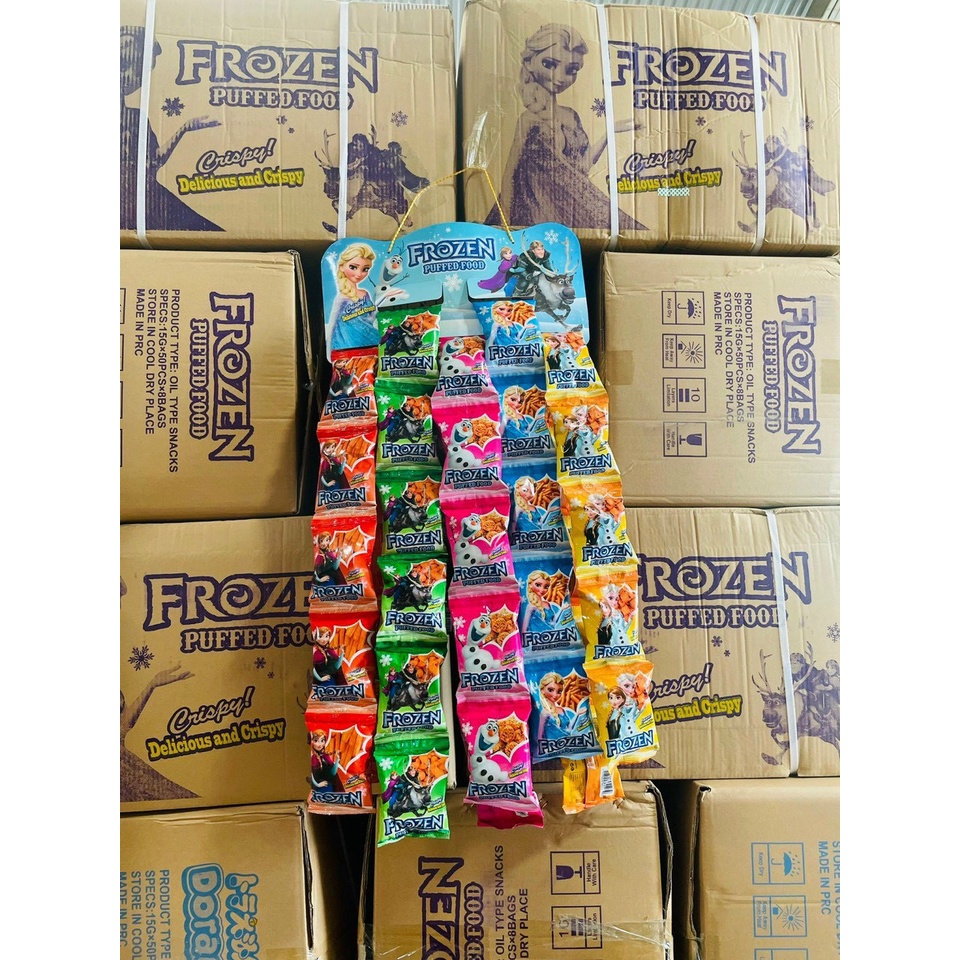 [Combo 5 gói] Snack mix nhiều vị Doremon/ Elsa cho bé, đồ ăn vặt bimbim ngon rẻ