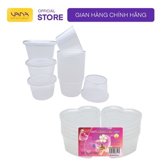 Cốc nhựa đựng caramen/ bánh flan set 10 cốc