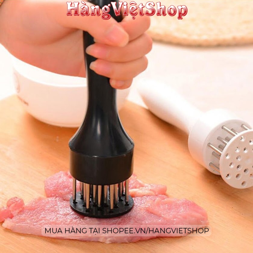 Cây xăm thịt, dụng cụ đâm châm bì thịt dằm làm mềm thịt bò, thịt lợn heo quay thông minh