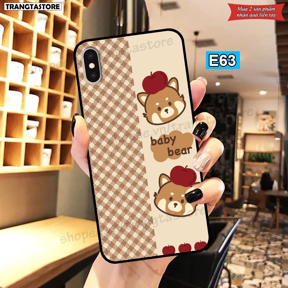 Ốp Lưng iPhone X Xs Xr XsMax 11 11Pro 11Promax 12 12Pro 12 ProMax in hình dễ thương