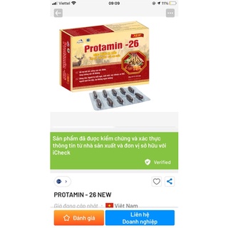 Viên uống bồi bổ sức khoẻ Protamin 26
