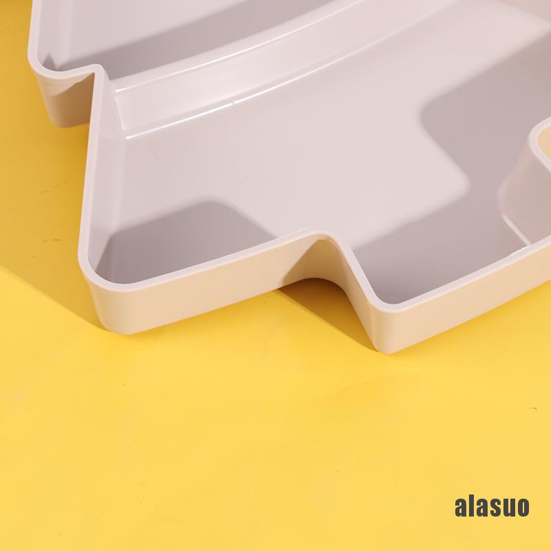 Đĩa Nhựa Đựng Thức Ăn Hình Giáng Sinh Sáng Tạo