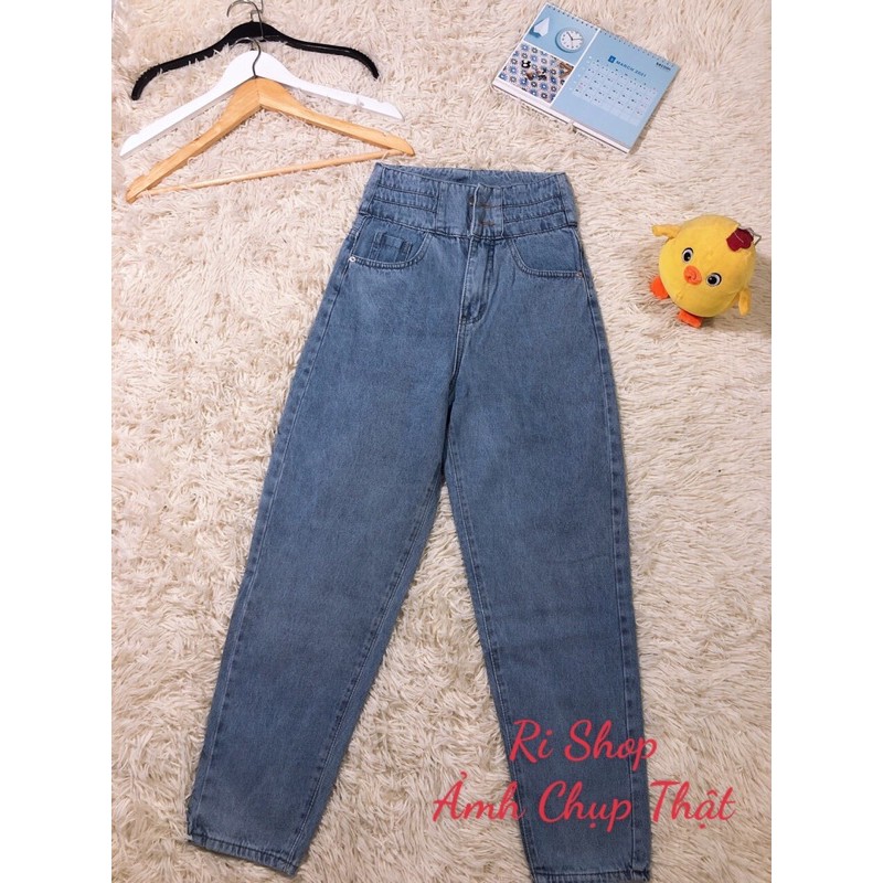 QUẦN JEAN BAGGY NỮ CẠP CAO LƯNG CÁ TÍNH MS 63 [CLIP THẬT] [FREESHIP] hàng loại 1, VẢI DÀY | BigBuy360 - bigbuy360.vn