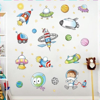 Decal dán tường vũ trụ cho bé - kiddecals Zooyoo