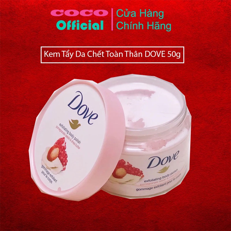 1 Hũ Lẻ Kem Tẩy Da Chết Toàn Thân DOVE 50g