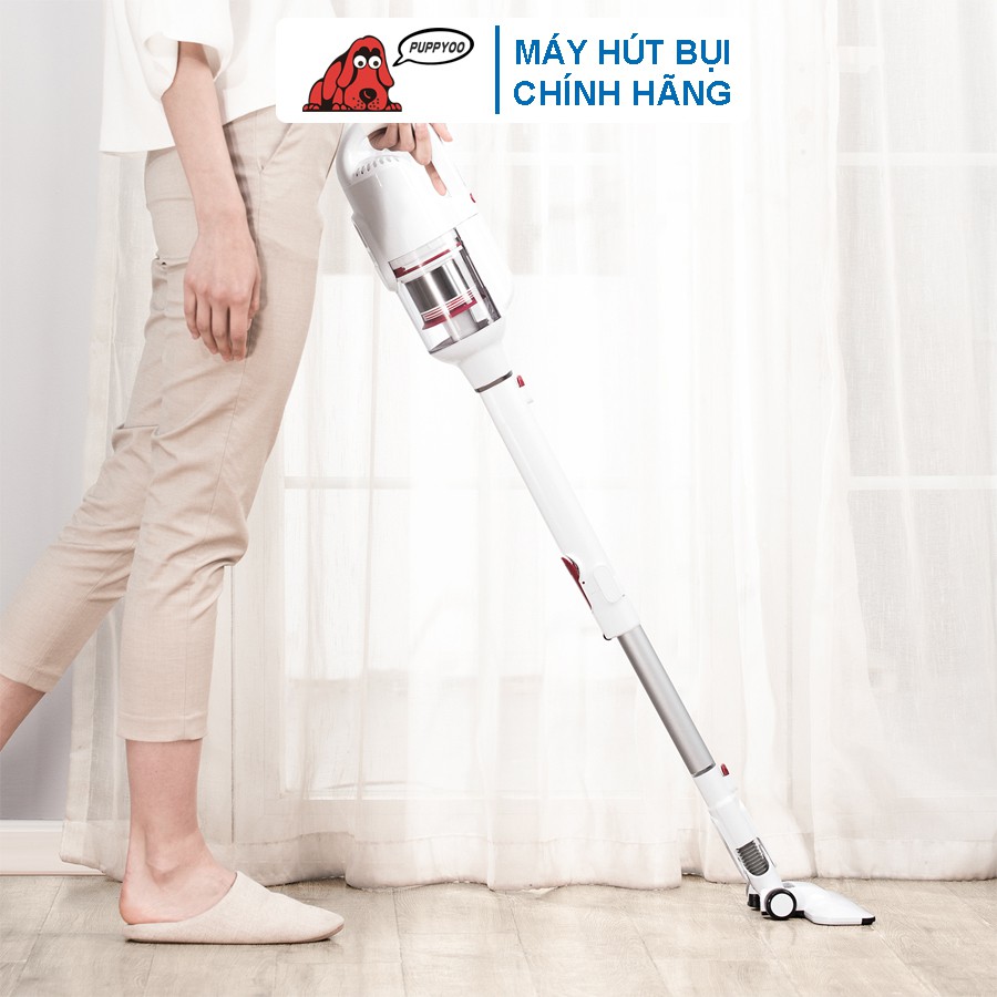 [PUPPYOO] Máy Hút Bụi Cầm Tay Không Dây PUPPYOO T10 Mix Công Suất 250W Lực Hút 17500Pa Pin 2000mAh*7cell Bảo Hành 2 Năm | BigBuy360 - bigbuy360.vn