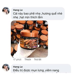 Tẩy da chết body Quế Hồi